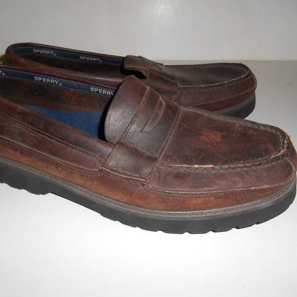 Sperry Other - Sperry Brown Leather Loafers Mens 11.5 VGC